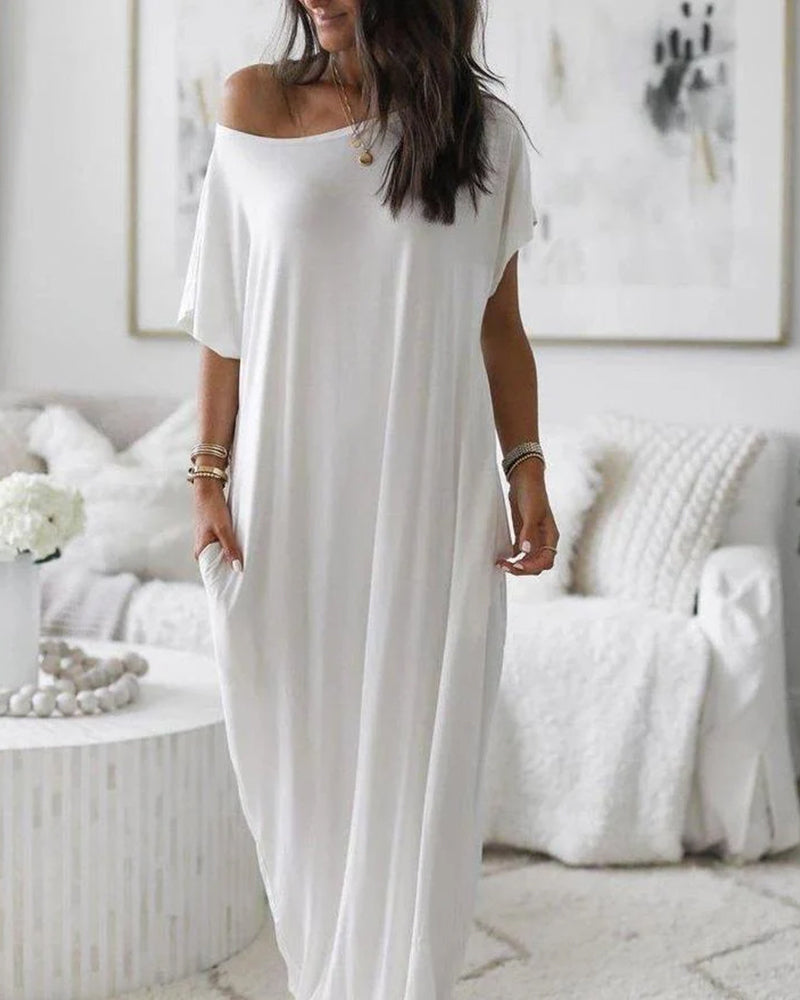 Kelly™ | Elegantes Off-Shoulder Maxikleid
