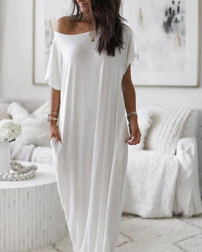 Kelly™ | Elegantes Off-Shoulder Maxikleid