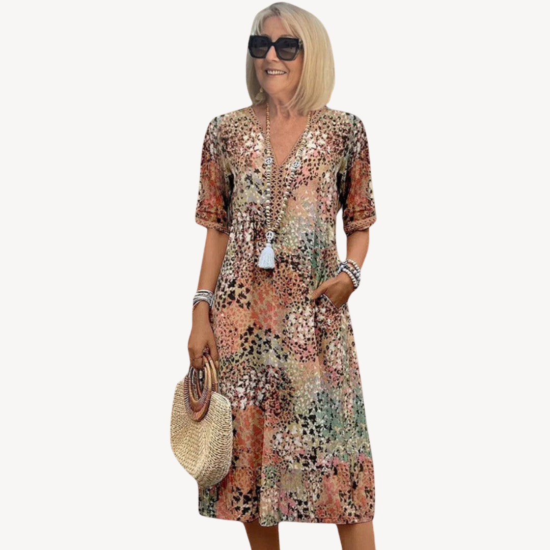 Anwen™ | Elegantes Baumwoll Boho Kleid
