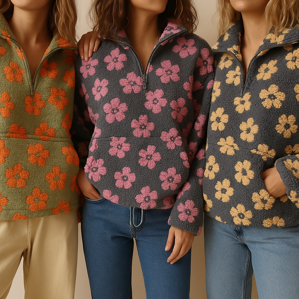 Sofia™ | Eleganter Floral Pullover
