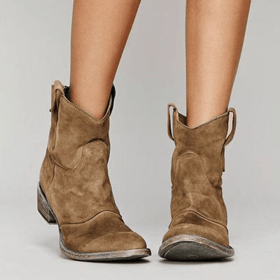 Charlotte™ | Legere Wildleder Enkellaarzen
