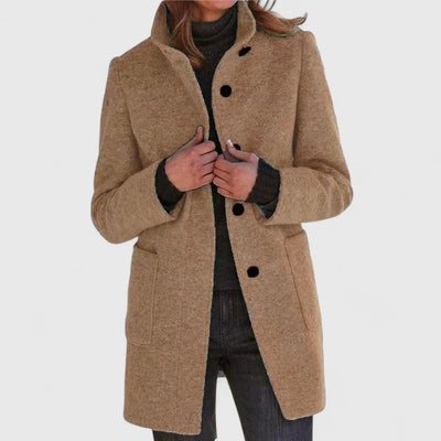 Elena™ | Eleganter Wollmix-Mantel