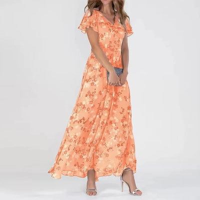 Lidia™ | Elegantes Blumendesign Kleid
