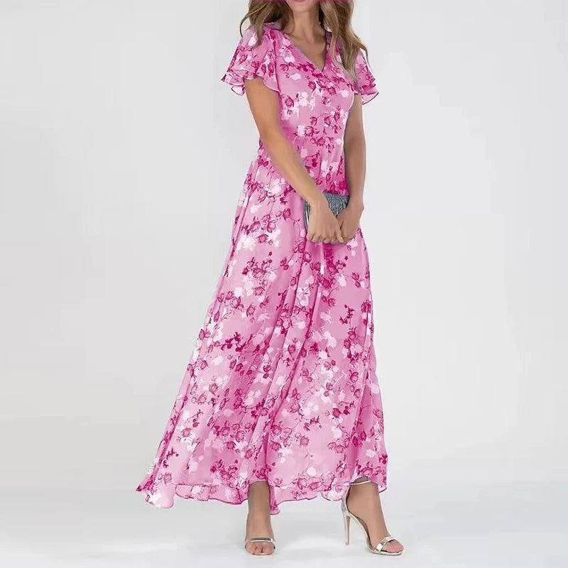 Lidia™ | Elegantes Blumendesign Kleid