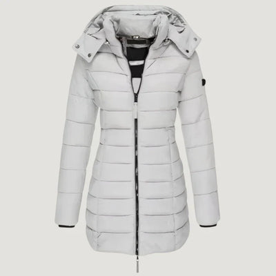 Astrid™ | Stylische Pufferjacke Mit Kapuze