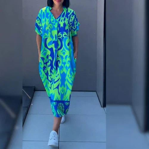 Lana™ | Stilvolles Blumenkleid