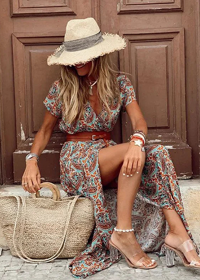 Sybella™ | Luftiges Boho-Maxikleid