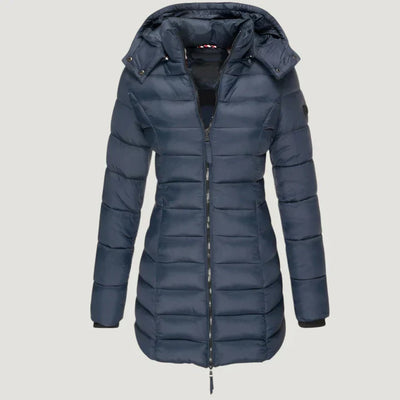 Astrid™ | Stylische Pufferjacke Mit Kapuze