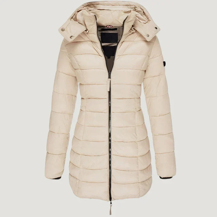 Astrid™ | Stylische Pufferjacke Mit Kapuze