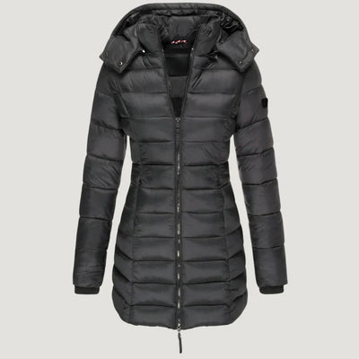 Astrid™ | Stylische Pufferjacke Mit Kapuze