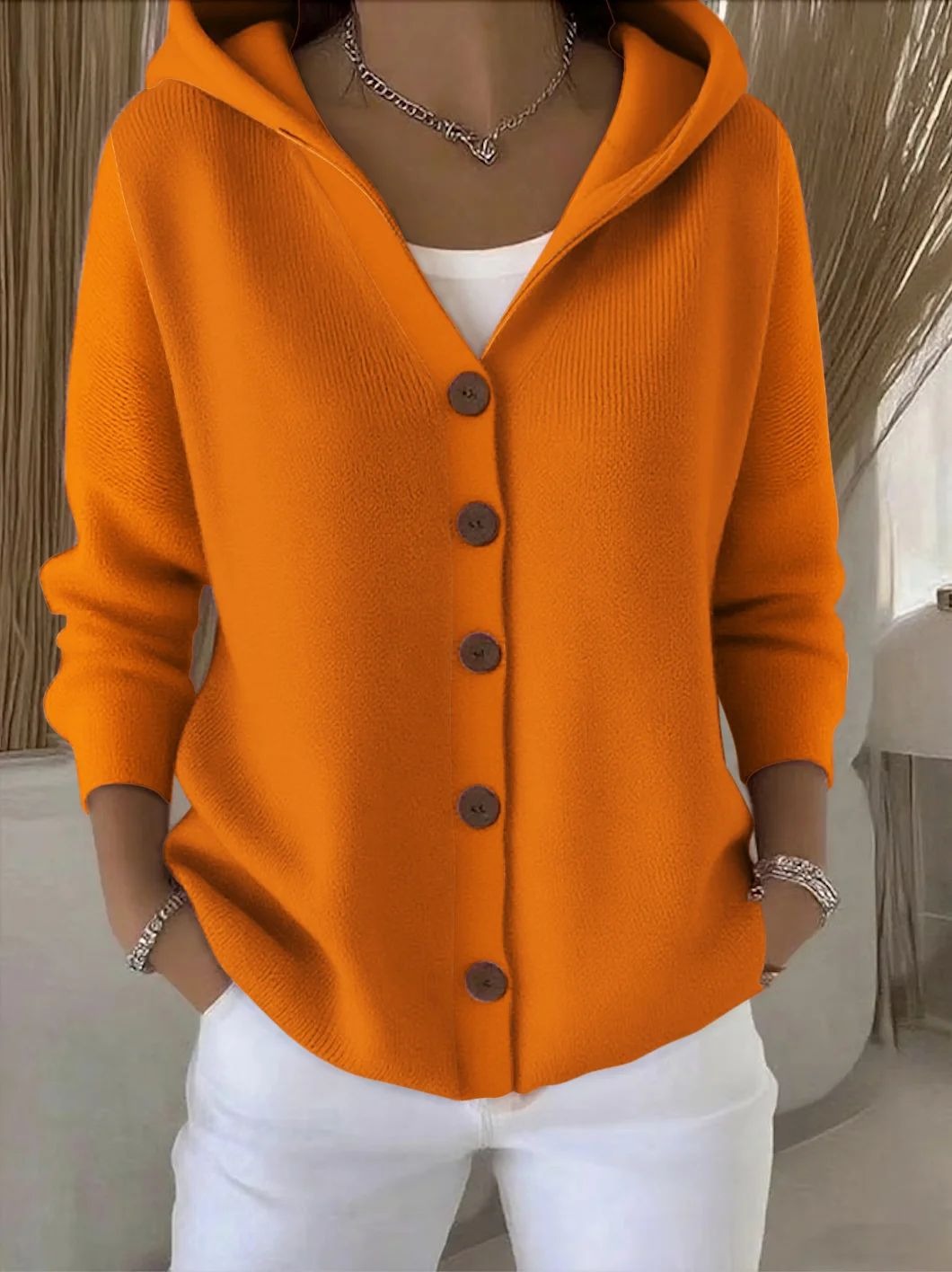 Fleur™ | Elegantes Langarmstrickjacke