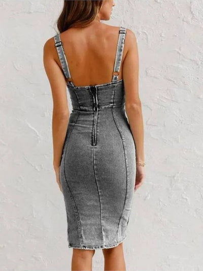 Evolet™ | Stilvolles Denim-Kleid