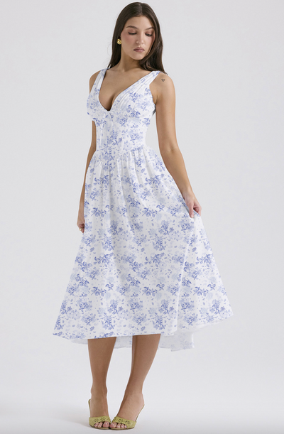 Merrill™ | Elegantes V-Ausschnitt Kleid