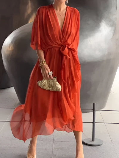 Monica™ | Elegantes Chiffonkleid