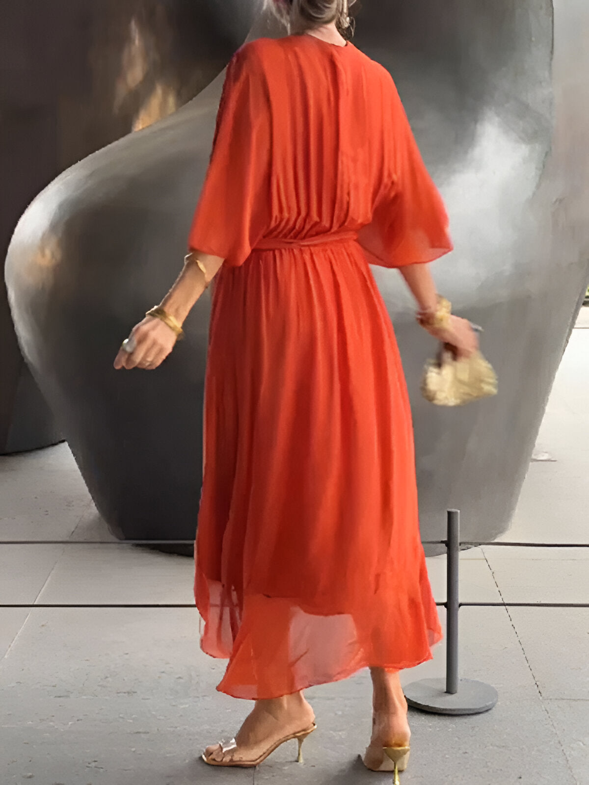 Monica™ | Elegantes Chiffonkleid