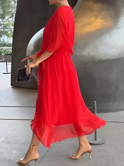 Monica™ | Elegantes Chiffonkleid