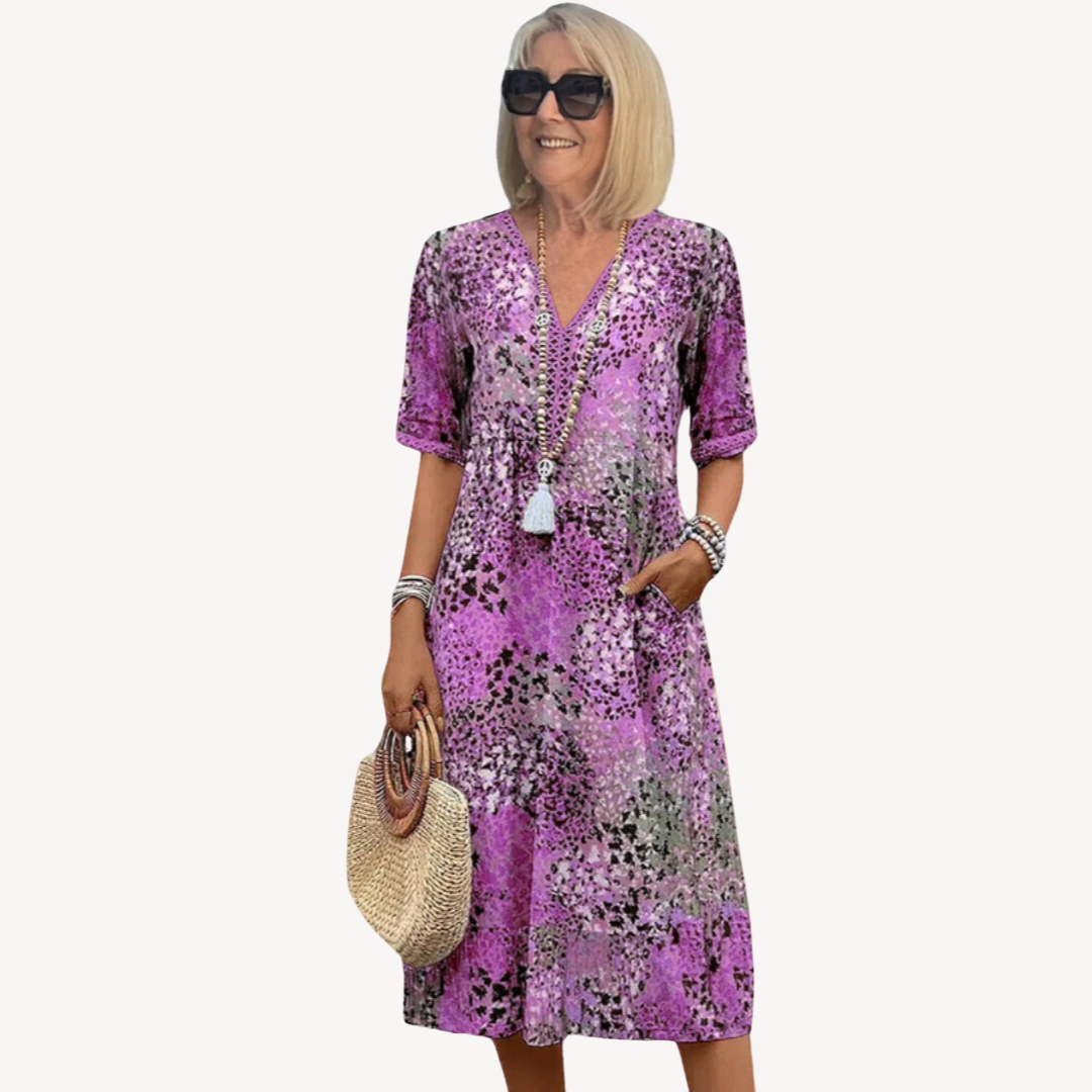 Anwen™ | Elegantes Baumwoll Boho Kleid