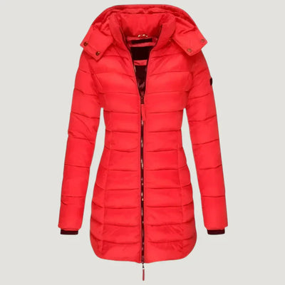 Astrid™ | Stylische Pufferjacke Mit Kapuze