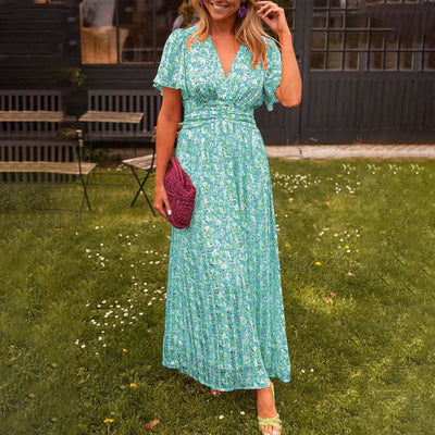 Emily™ | Elegantes V-Ausschnitt-Kleid