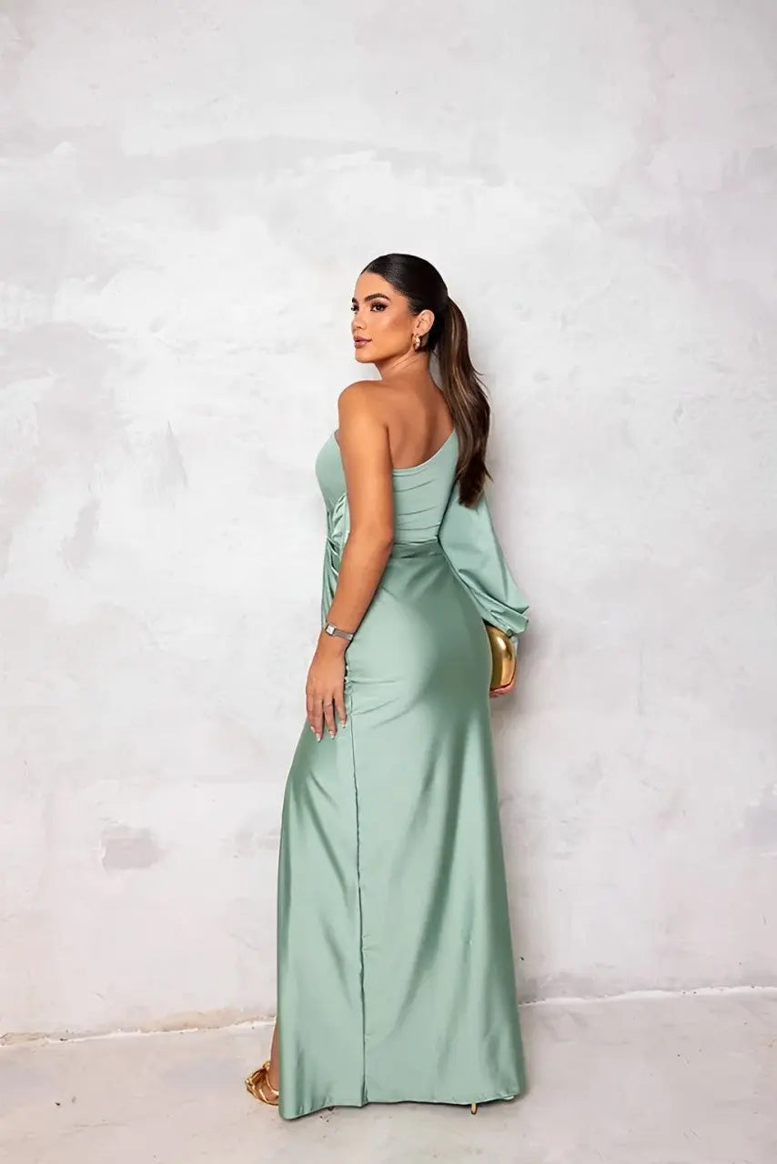 Vera™ | Elegantes Ein-Schulter Kleid