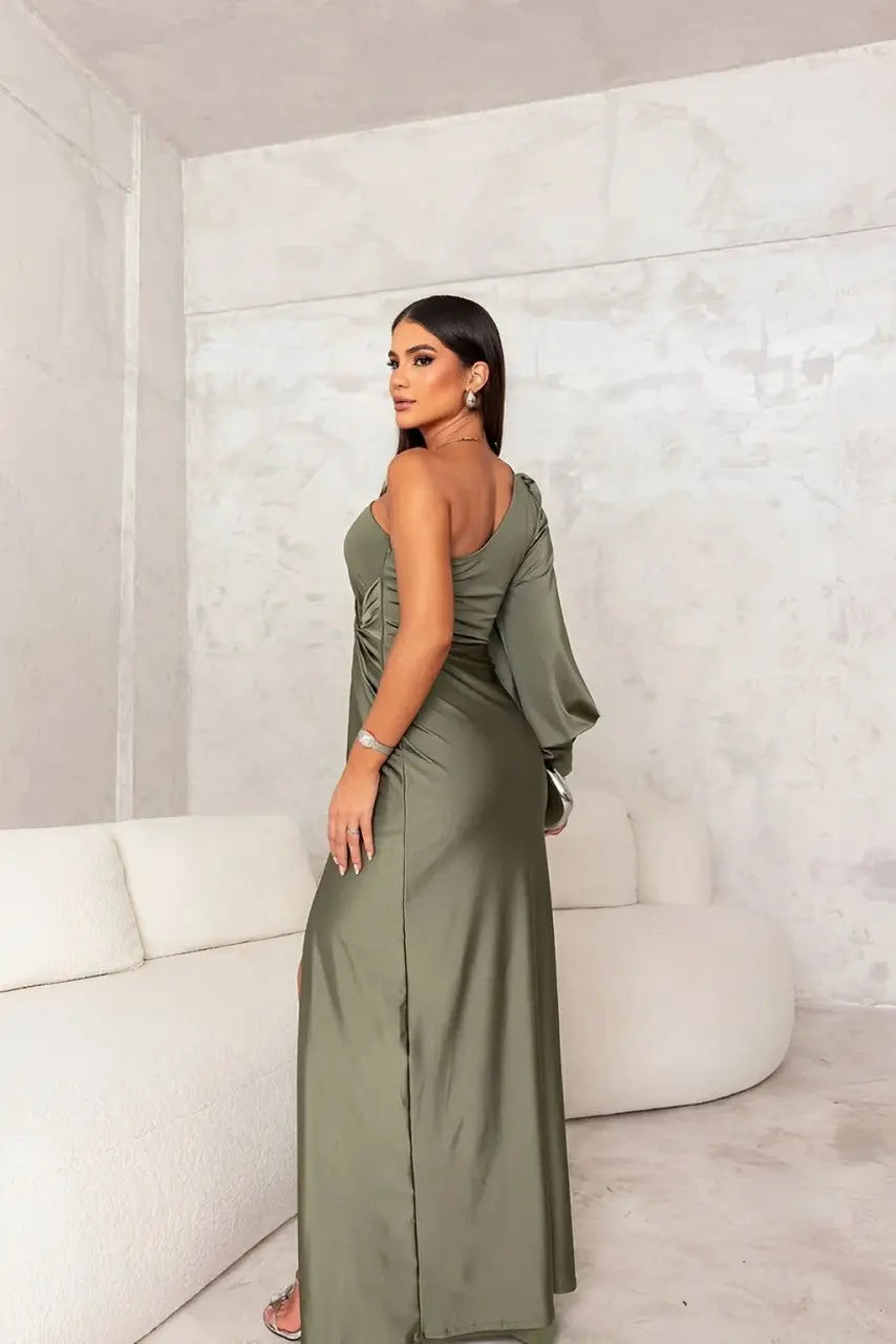 Vera™ | Elegantes Ein-Schulter Kleid