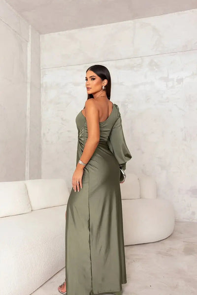Vera™ | Elegantes Ein-Schulter Kleid